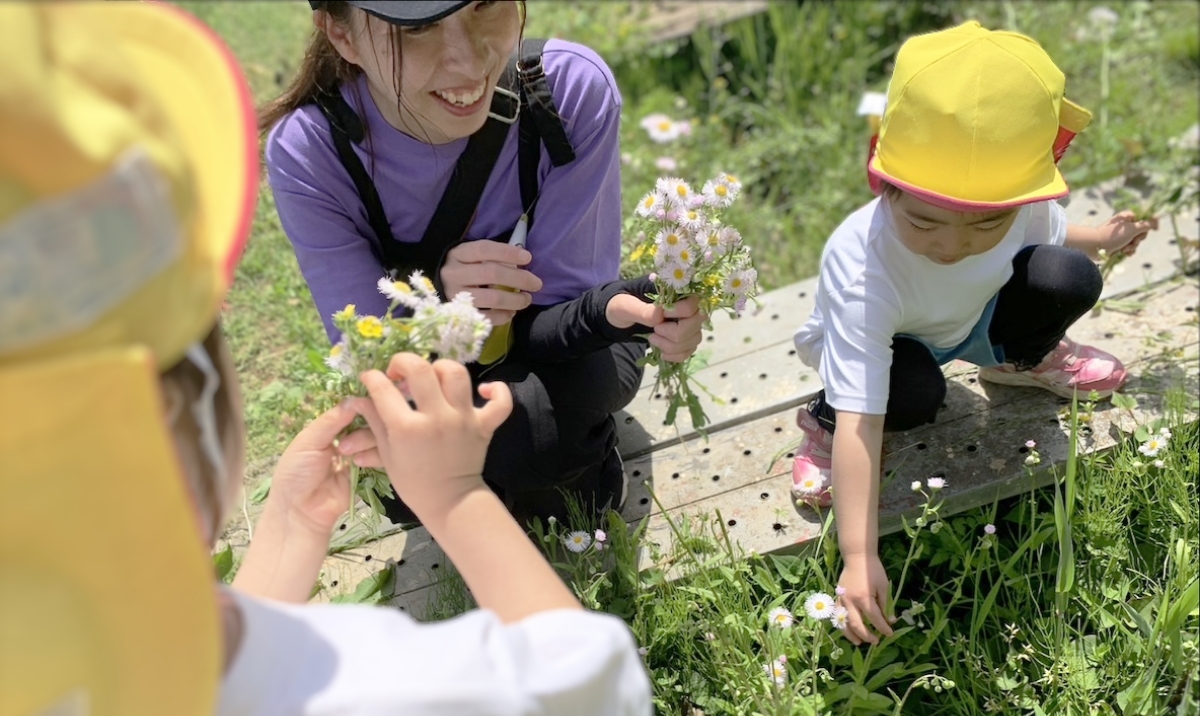 自然の恵みが溢れる園